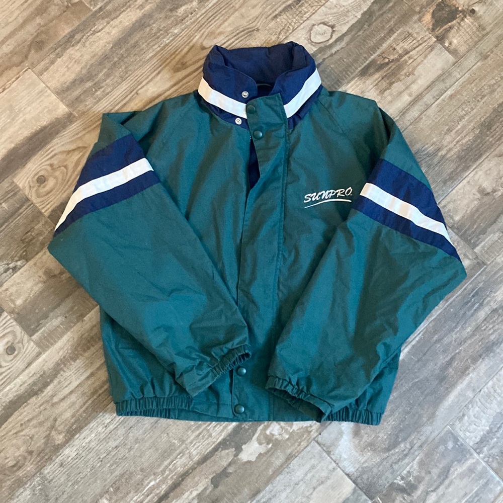 Vintage 90’s Top Gear Sunpro windbreaker jacket